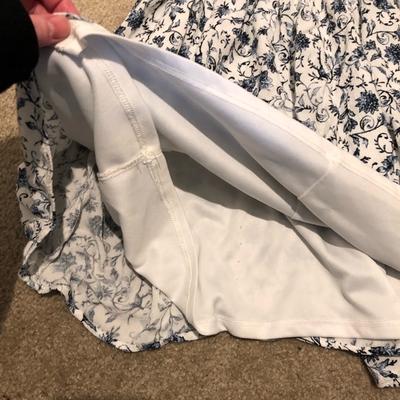 Kendall & Kylie Off Shoulder Dress Blue Floral - Picture 8 of 8